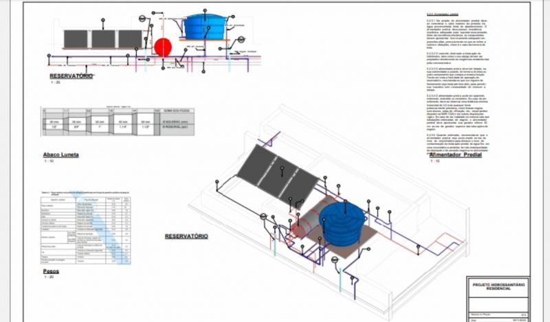 Projeto Hidrossanitário Residencial 